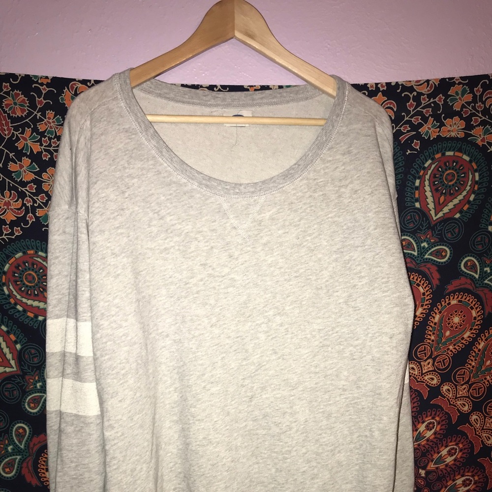 Grey Oversized Sweatshirt